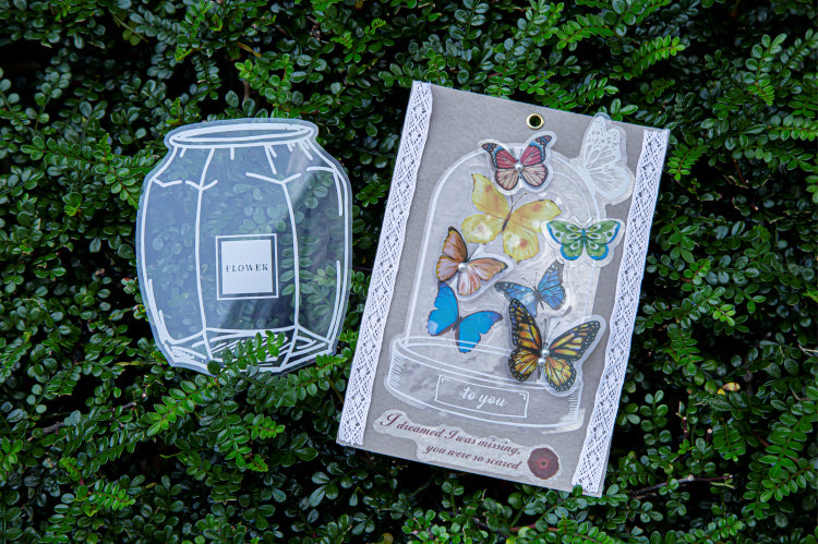 Glass Bottles Clear Stickers