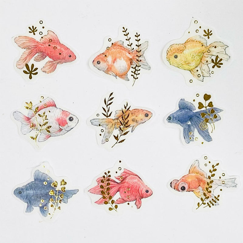 Mikina x Papier Platz Stickers Pack: Goldfish