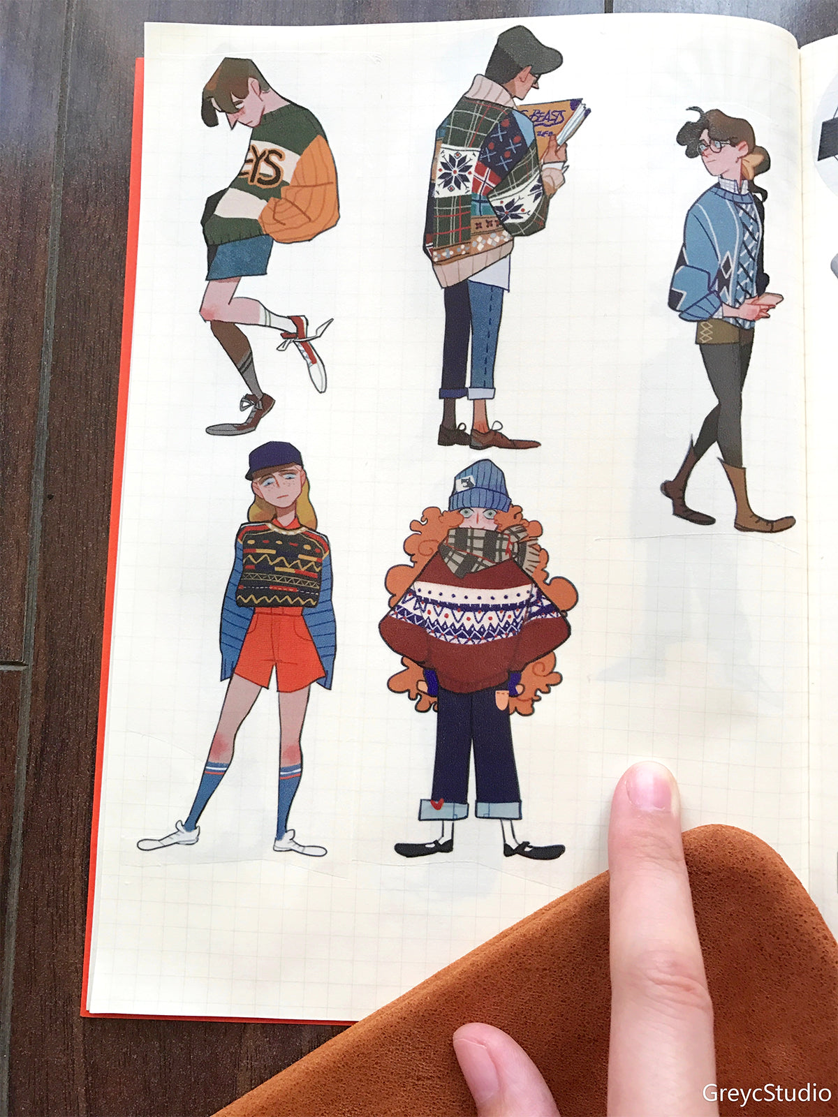 GreyC Washi Tape: Sweater Weather