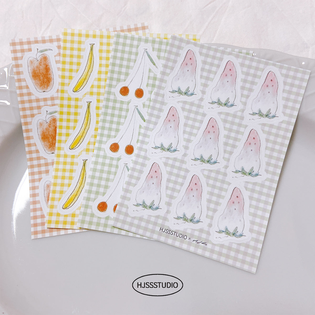 HJSSSTUDIO Stickers Set: Mini Fruits