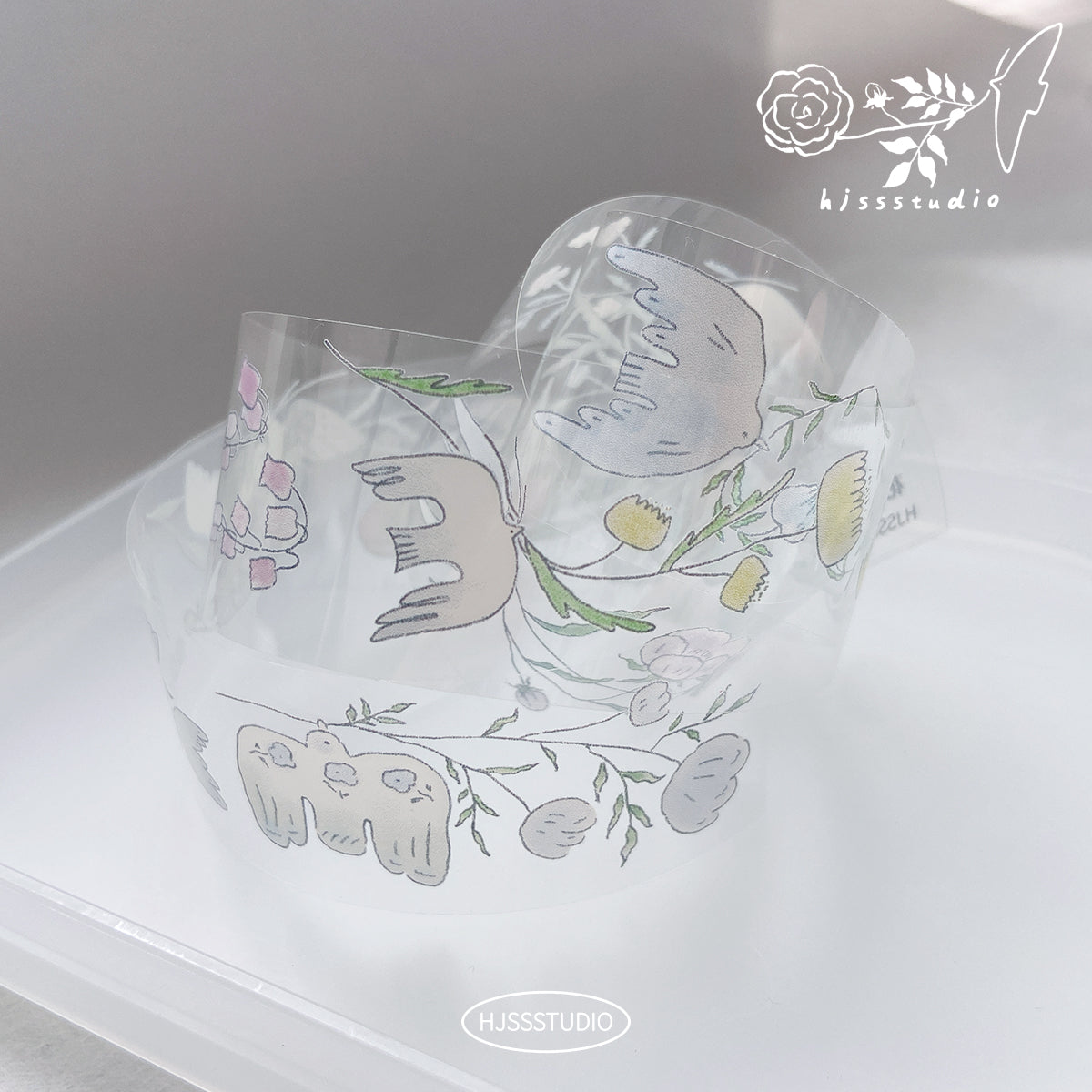HJSSSTUDIO Masking Tape: Flower Messenger 2