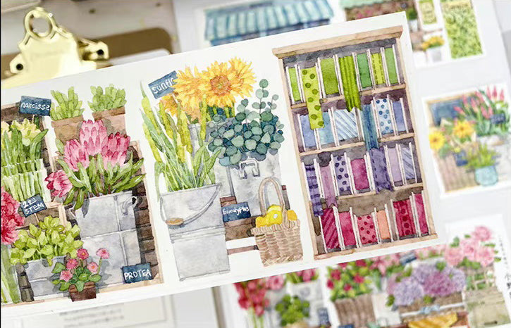 Wildflower Garden Masking Tape: Flower Shop