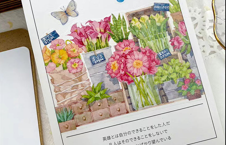 Wildflower Garden Masking Tape: Flower Shop