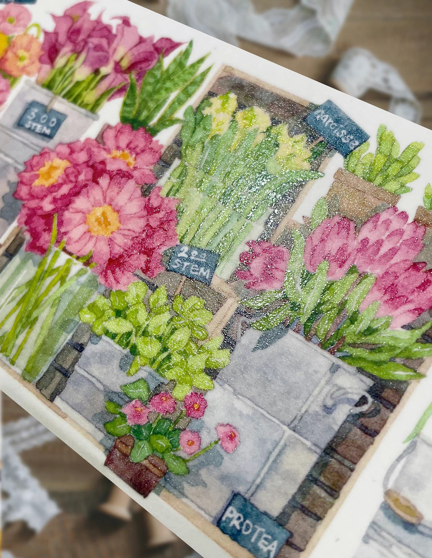Wildflower Garden Masking Tape: Flower Shop