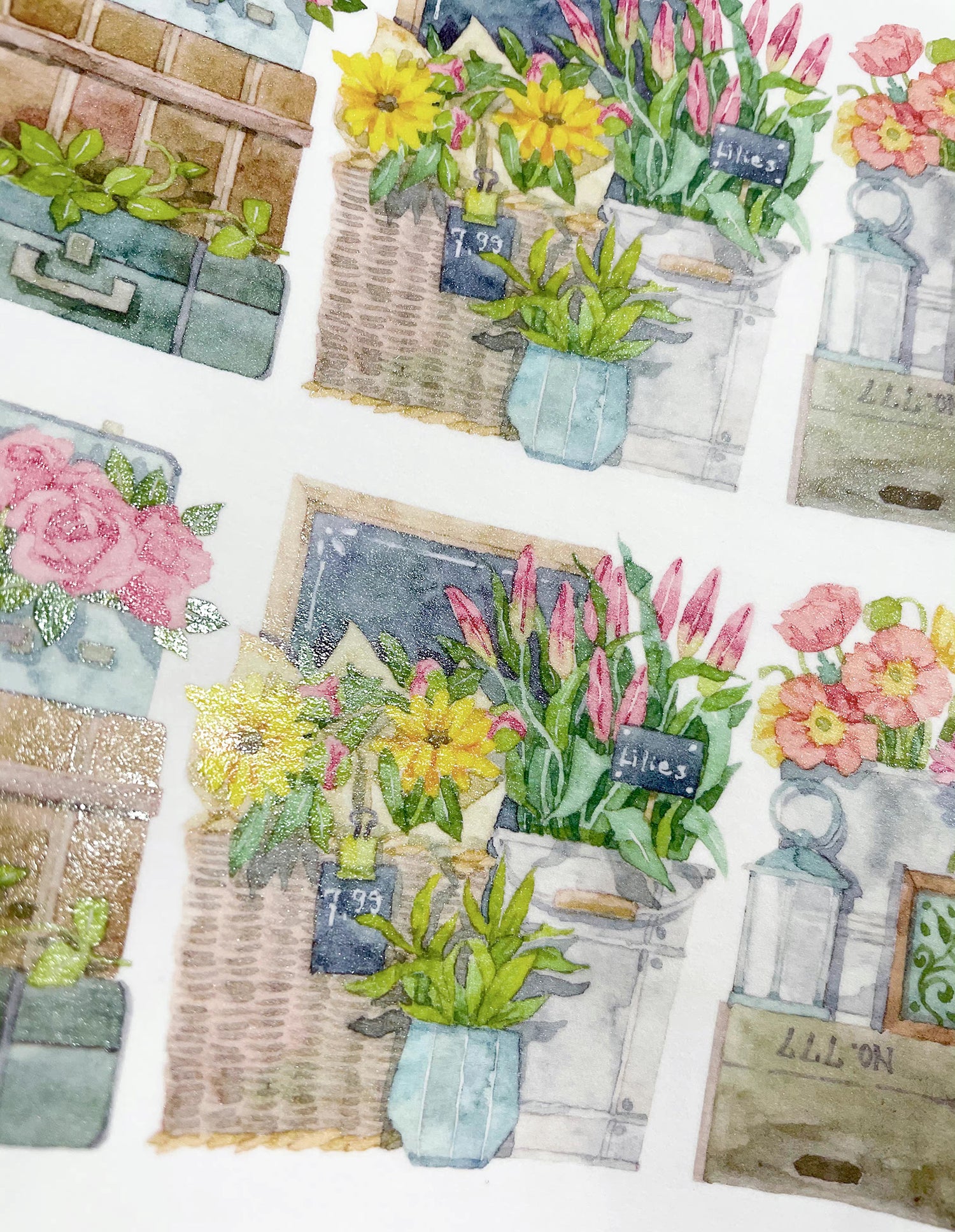 Wildflower Garden Masking Tape: Flower Shop