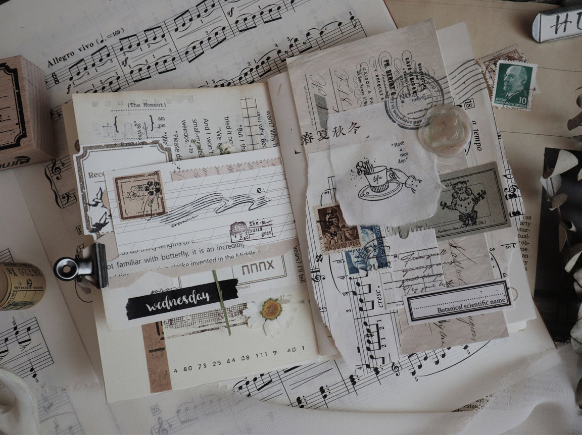 Flower Language Wooden Stamps