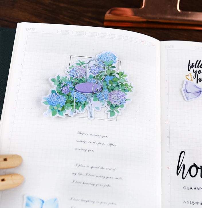 Hydrangea Garden Stickers Pack