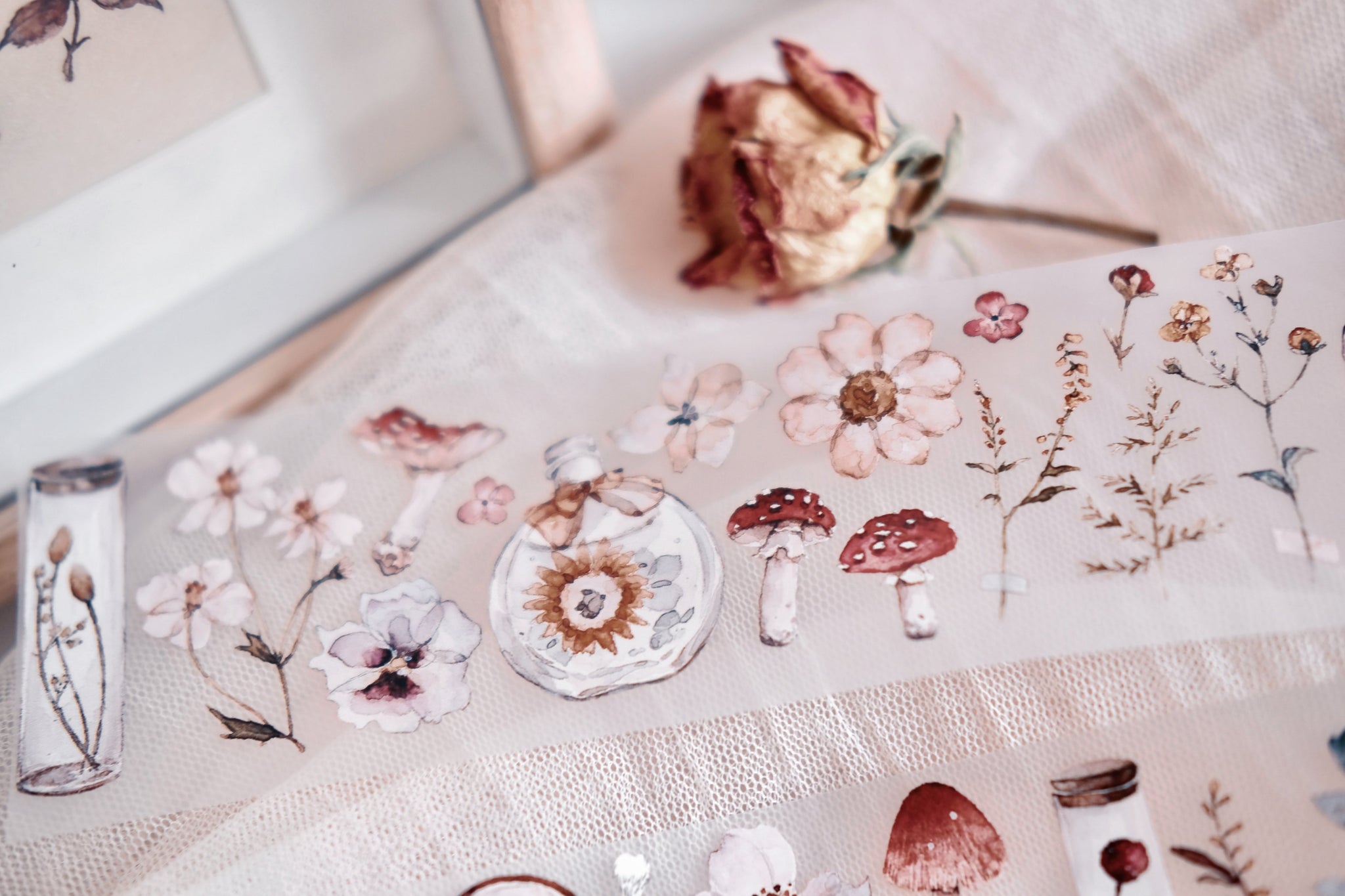 Freckles Tea Tape Sample: Flower Greeting