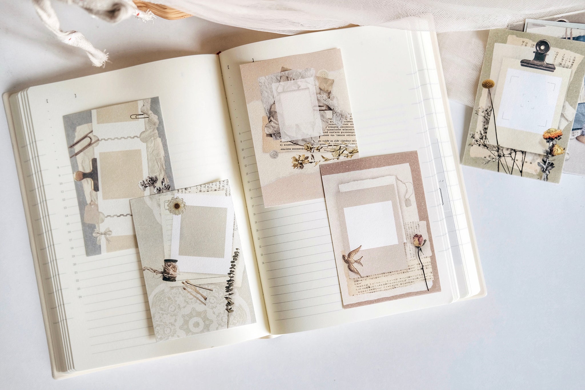 Freckles Tea Memo Paper: Collage
