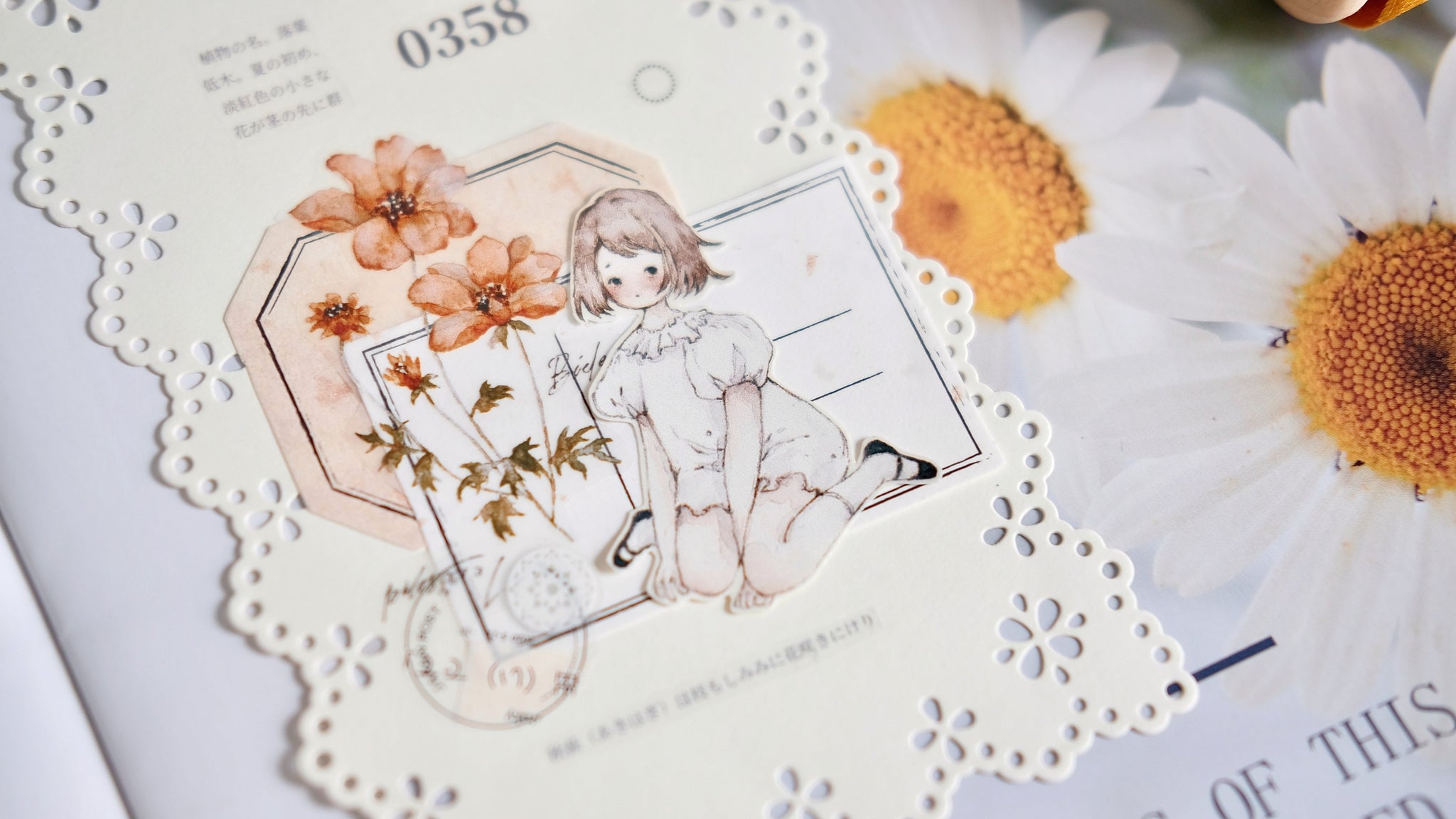 Freckles Tea Tape: Illustrated Flowers Handbook