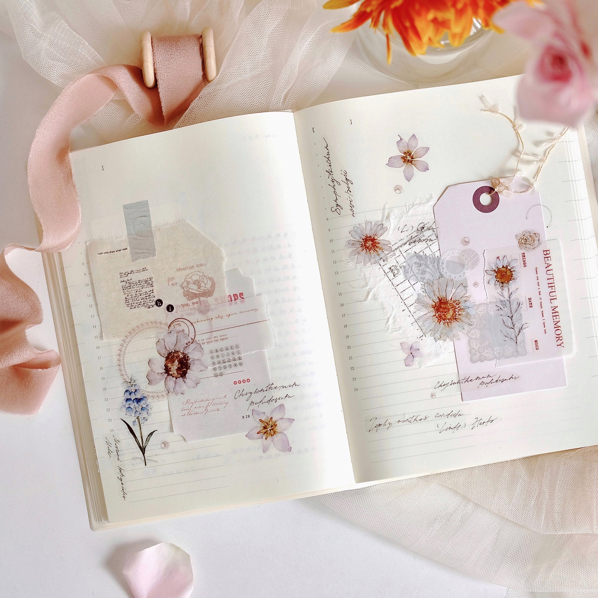 Freckles Tea Tape: Illustrated Flowers Handbook