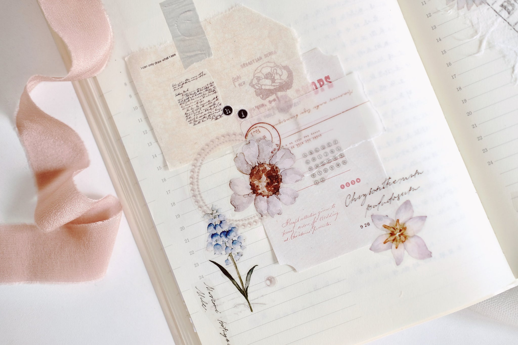 Freckles Tea Tape: Illustrated Flowers Handbook