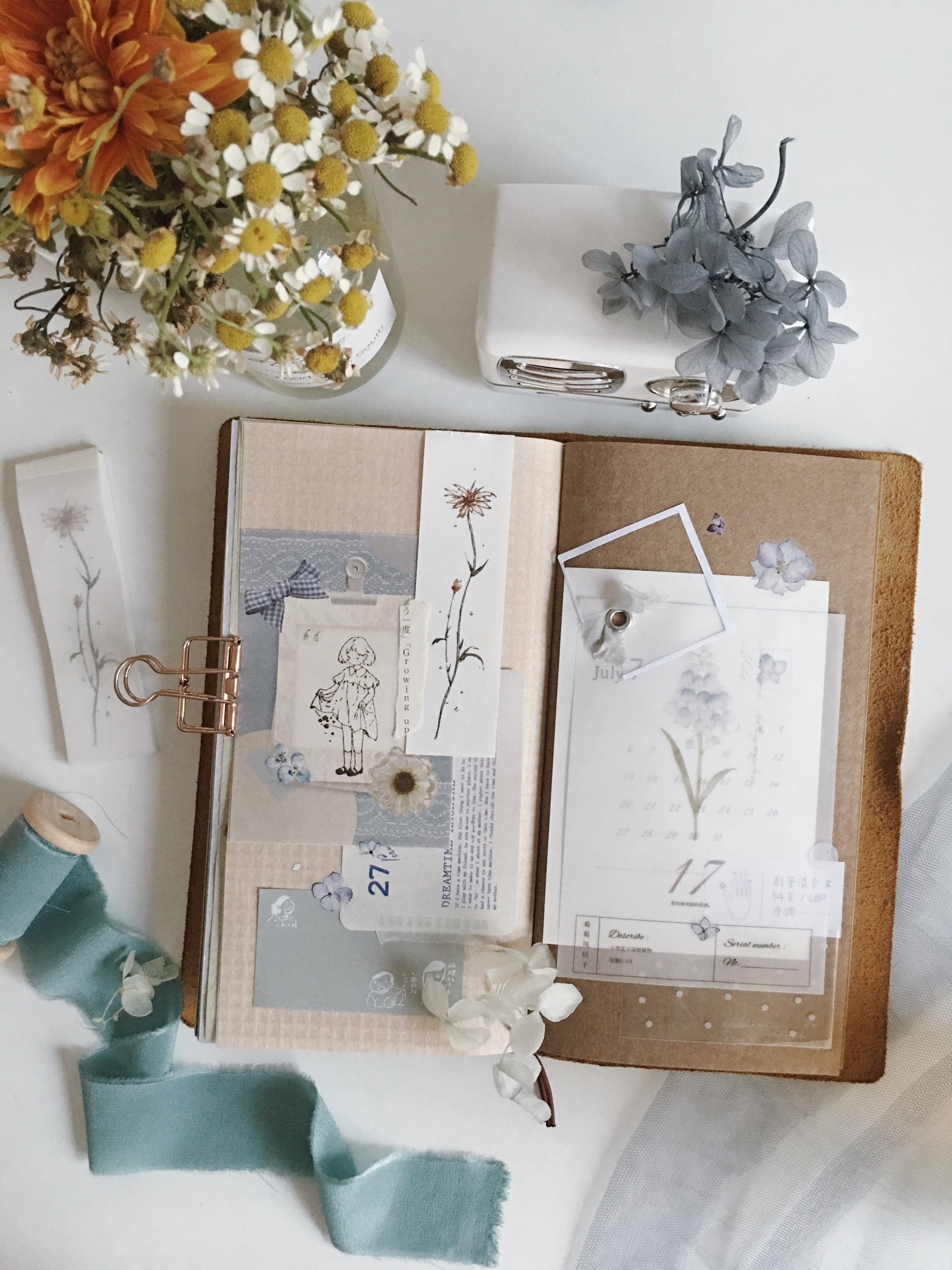 Freckles Tea Memo Paper: Collage