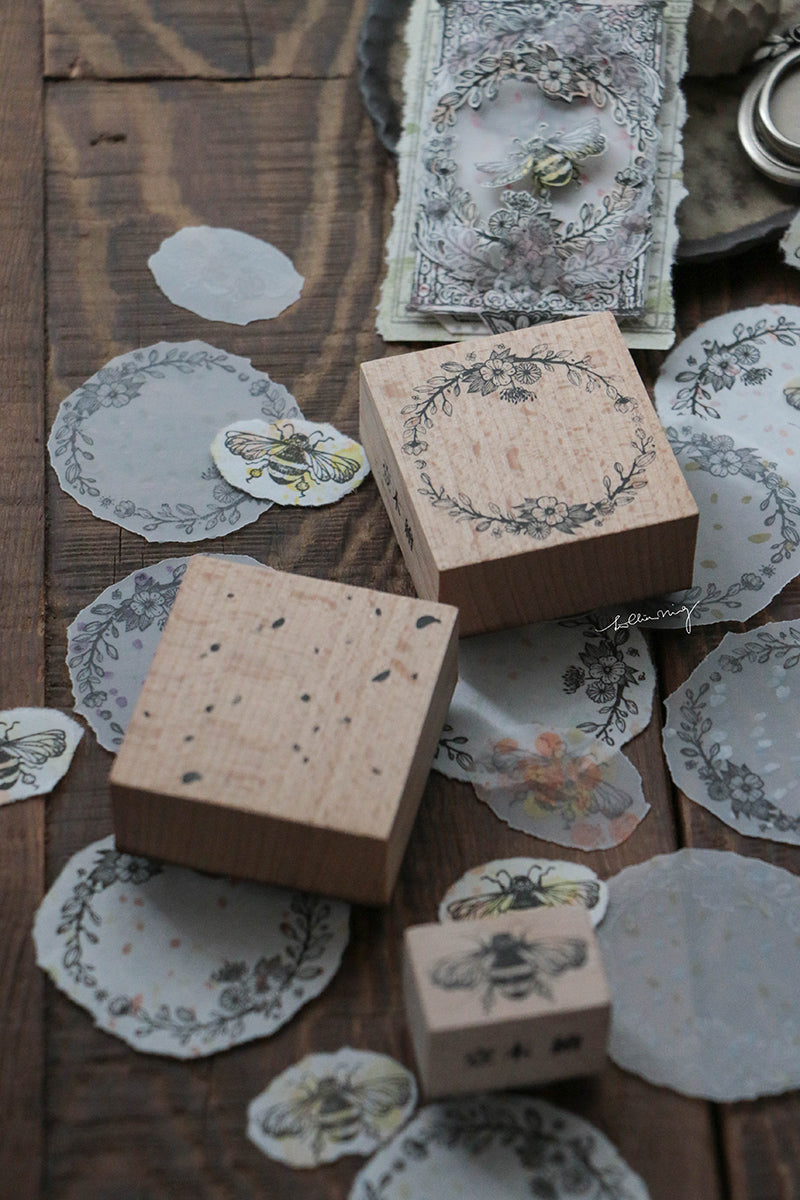 LCN Design Studio x Emu: Floral Buzz Stamps Set