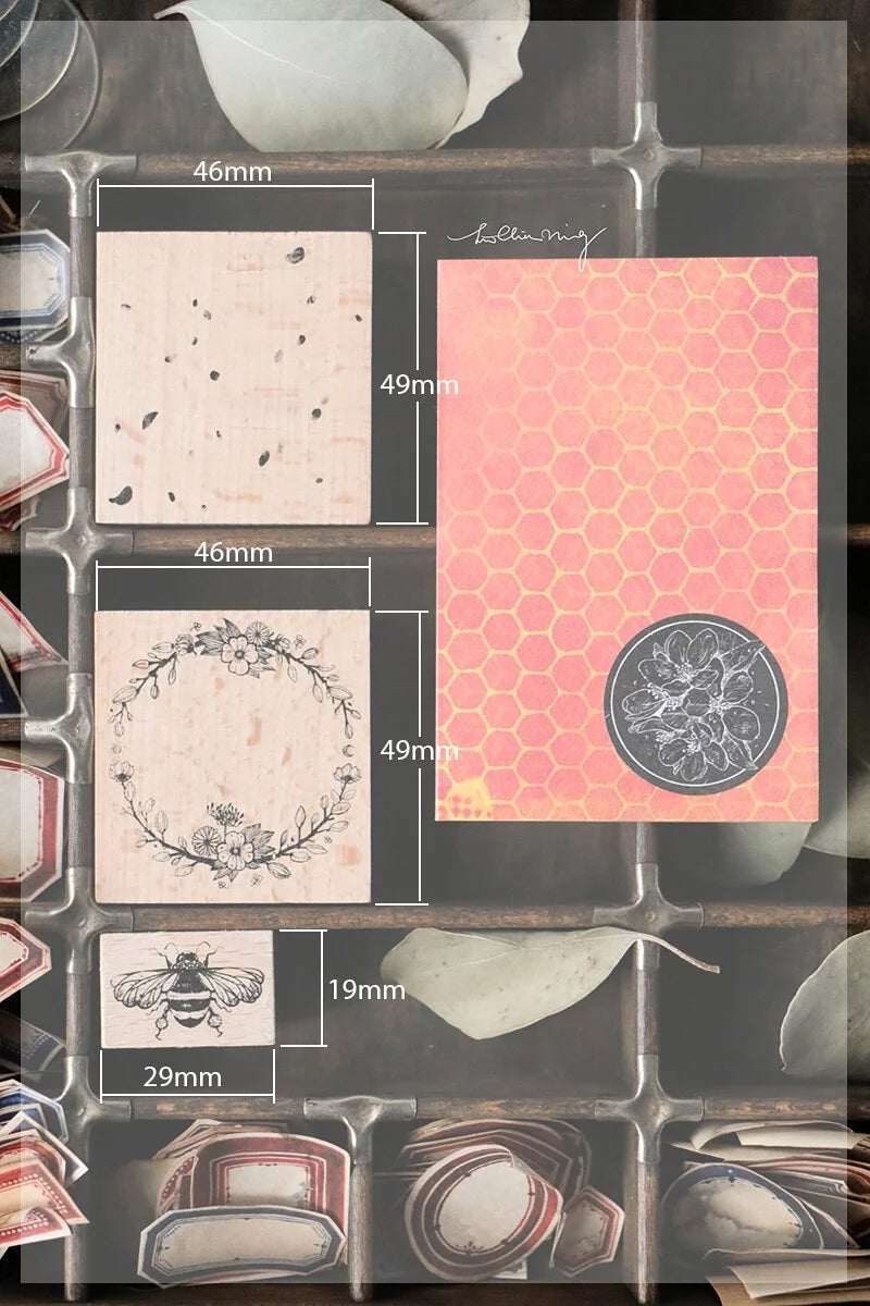 LCN Design Studio x Emu: Floral Buzz Stamps Set
