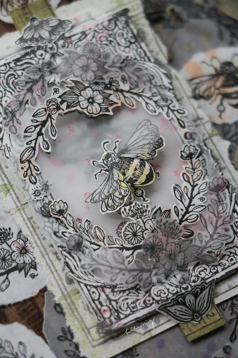 LCN Design Studio x Emu: Floral Buzz Stamps Set
