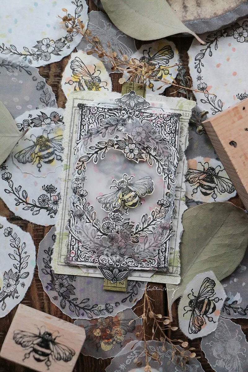 LCN Design Studio x Emu: Floral Buzz Stamps Set