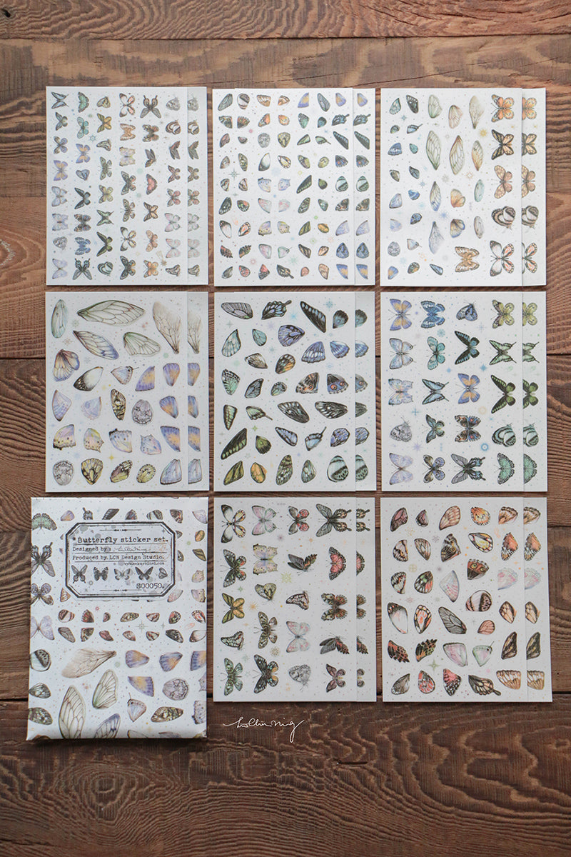 LCN Design Studio: Butterfly Sticker Sheets