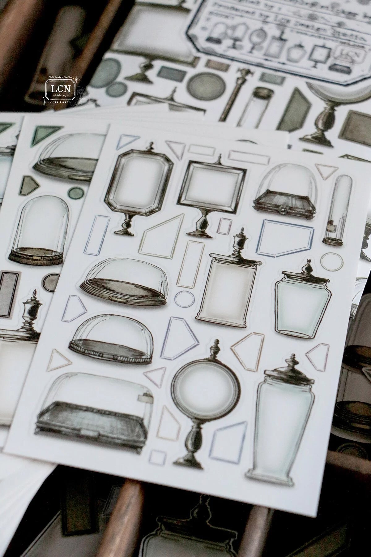 LCN Design Studio: Specimen Display Sticker Sheets