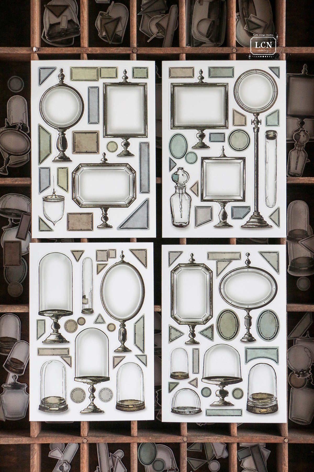 LCN Design Studio: Specimen Display Sticker Sheets