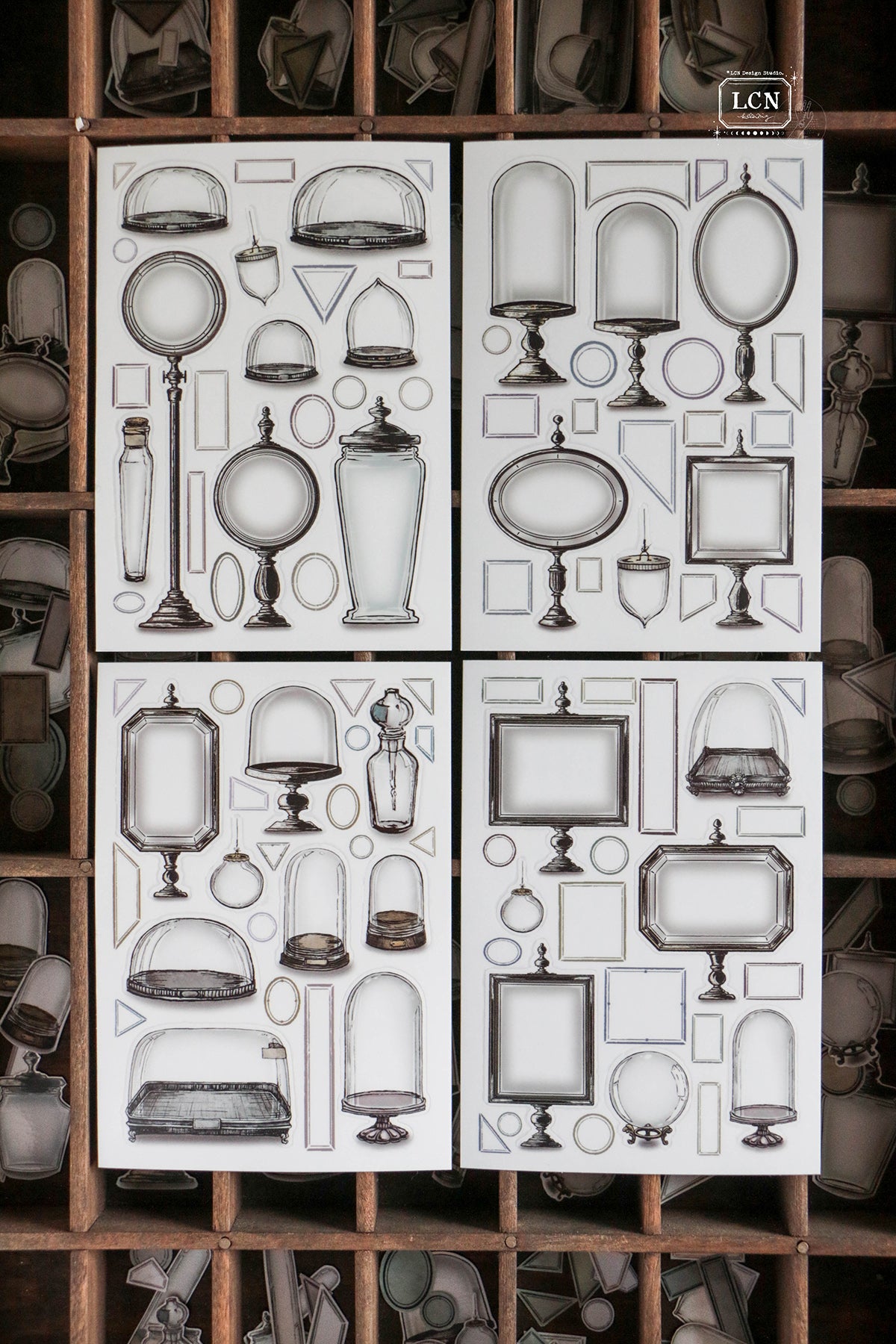 LCN Design Studio: Specimen Display Sticker Sheets
