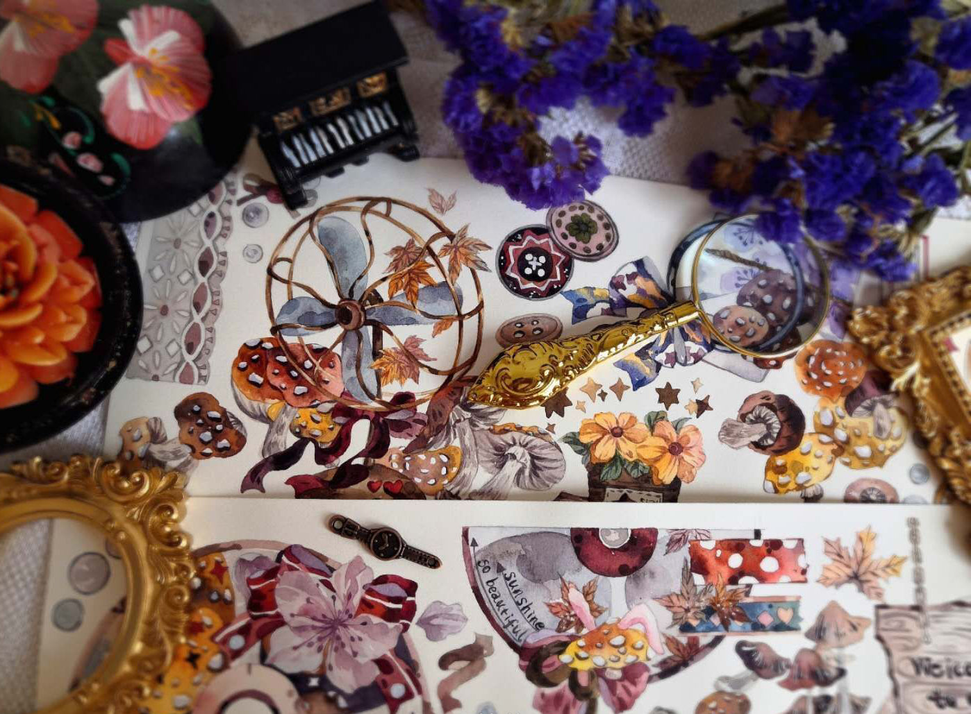 Inseason Studio Masking Tape: Mushroom Travels