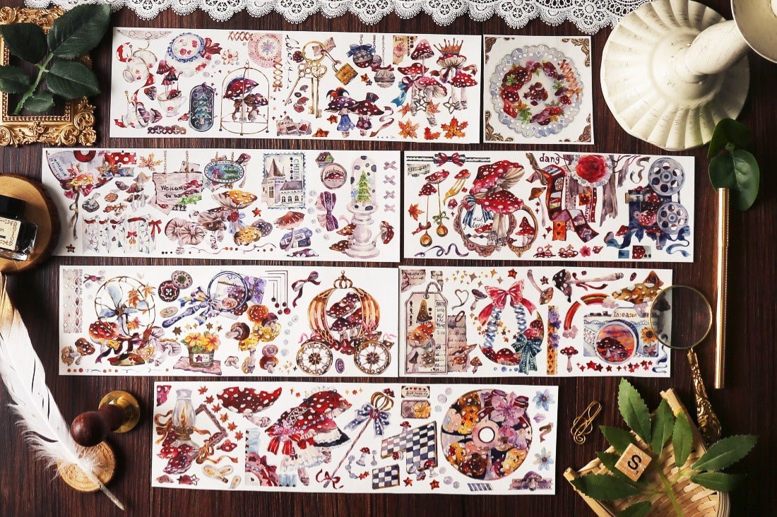 Inseason Studio Masking Tape: Mushroom Travels