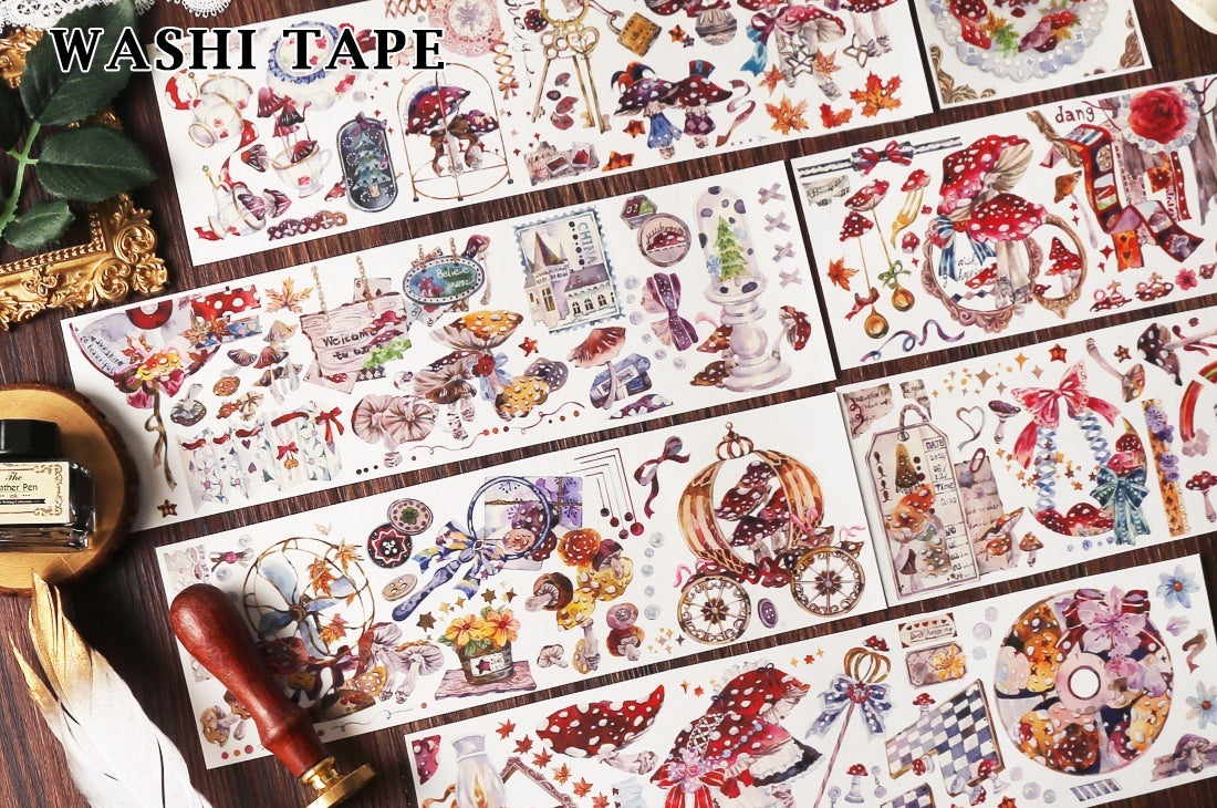 Inseason Studio Masking Tape: Mushroom Travels