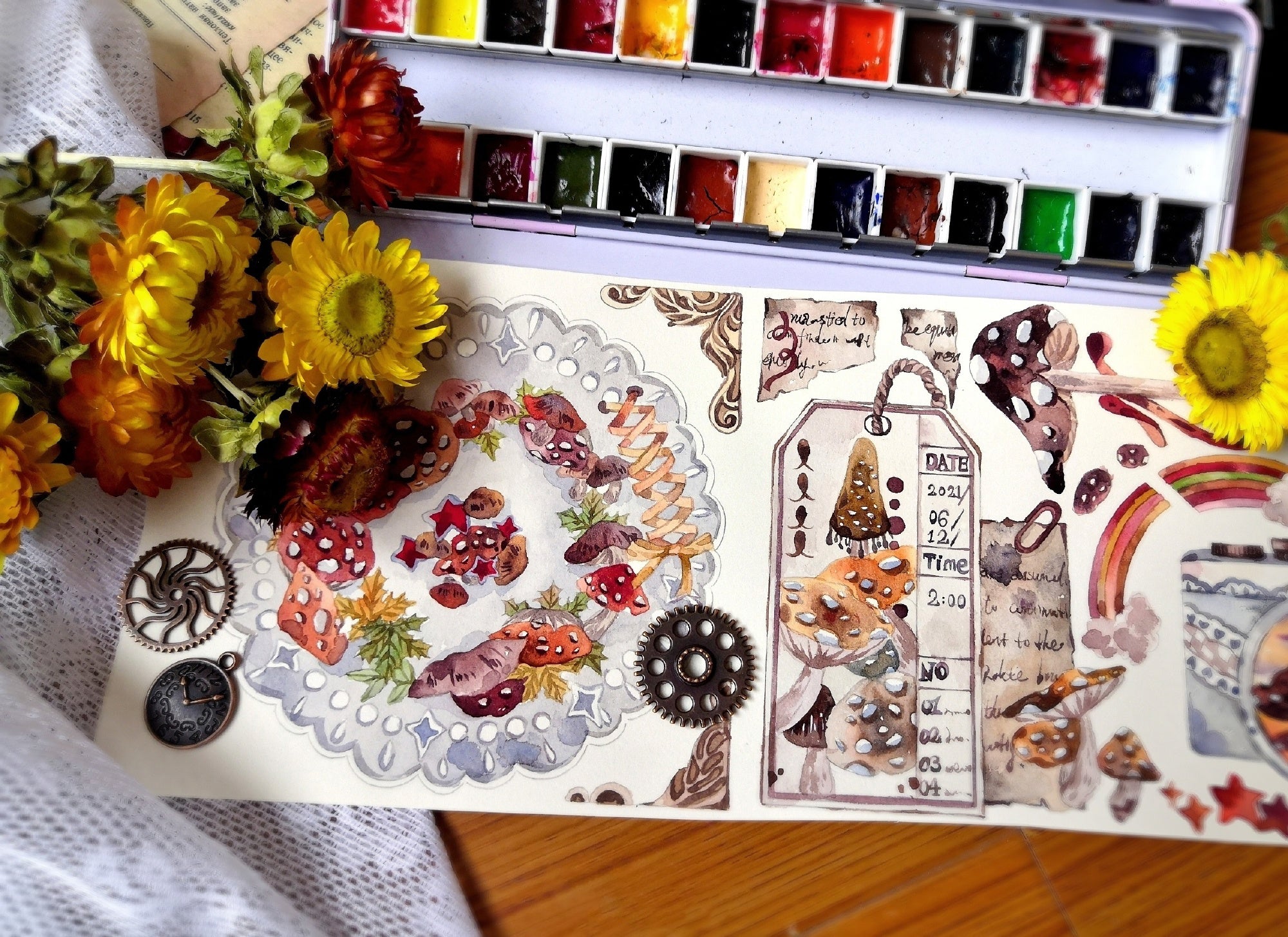 Inseason Studio Masking Tape: Mushroom Travels
