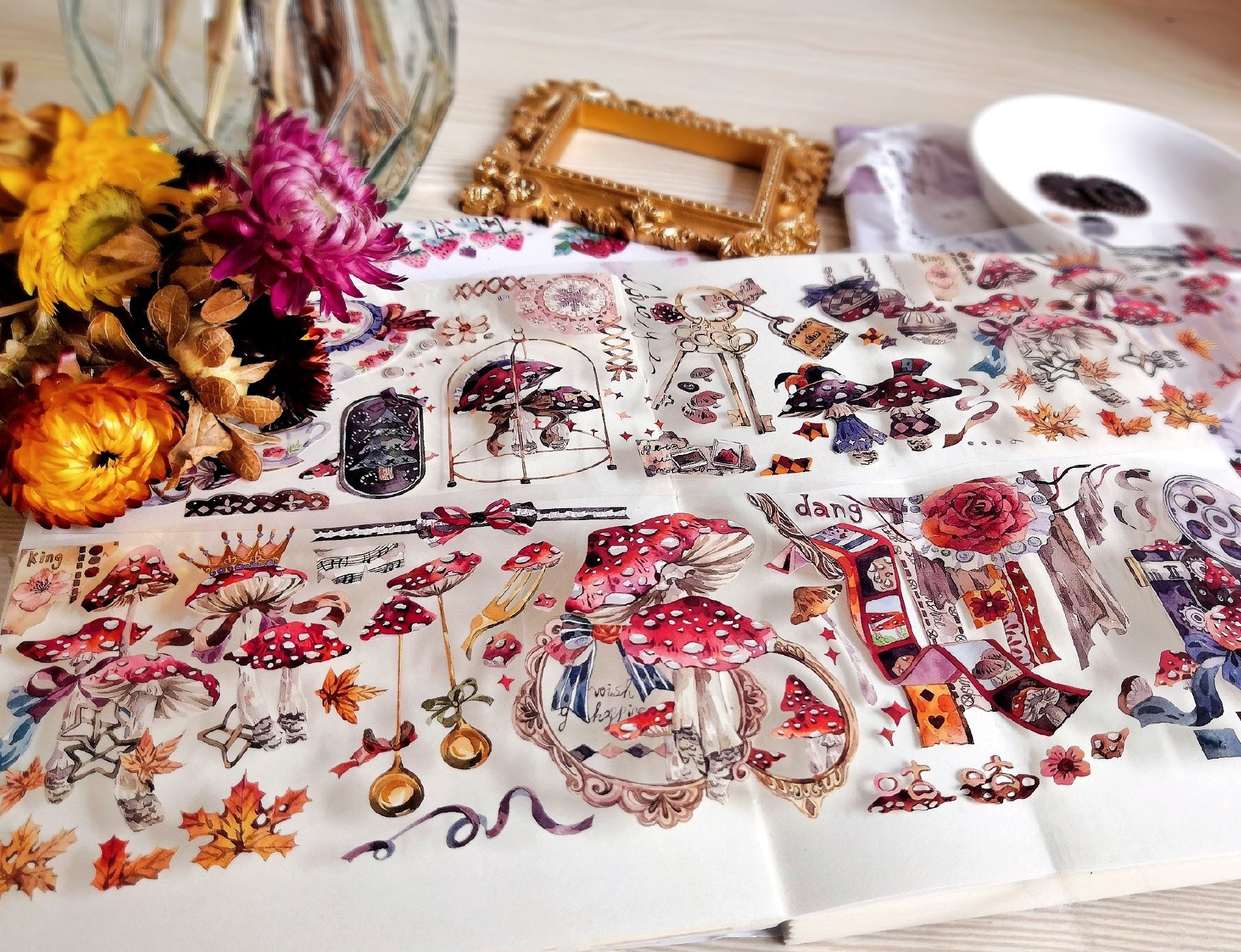 Inseason Studio Masking Tape: Mushroom Travels