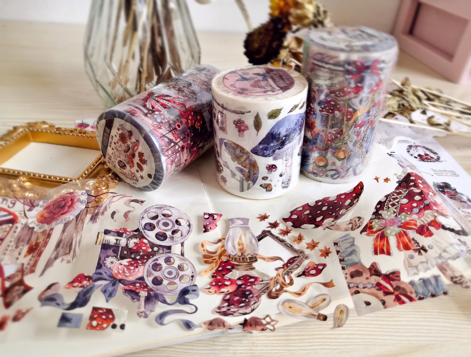 Inseason Studio Masking Tape: Mushroom Travels