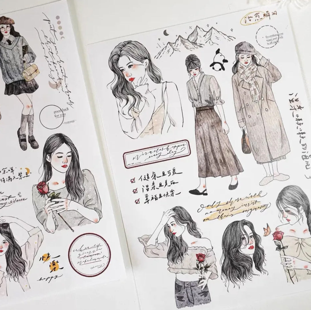 Jennyuanzi Sticker Sheet: Volume 3