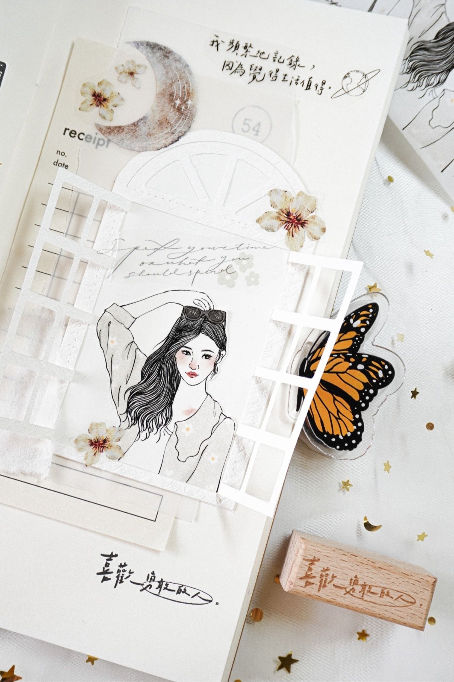 Jennyuanzi Masking Tape: Rose Girls