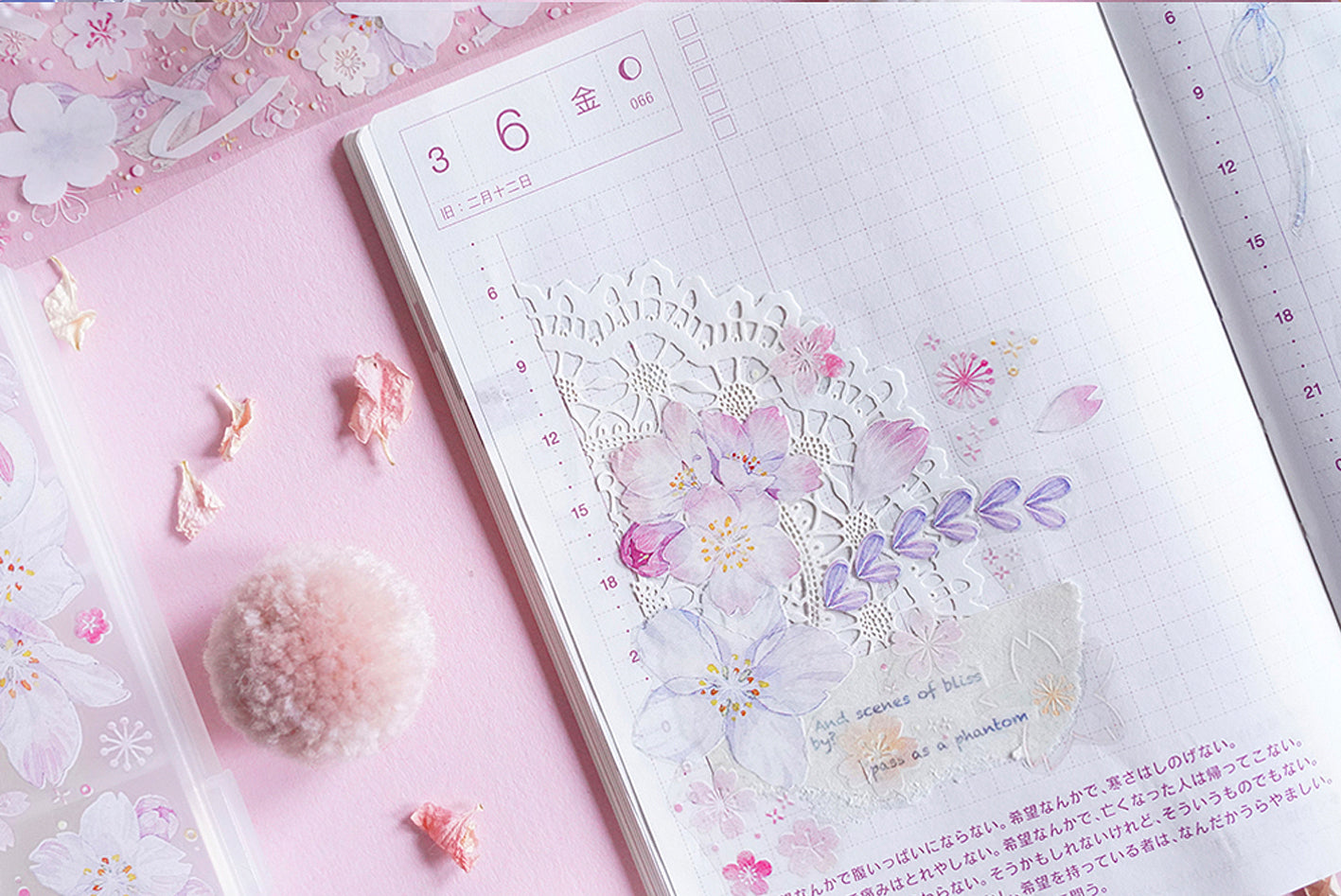 KY Studio Masking Tape: Cherry Blossom