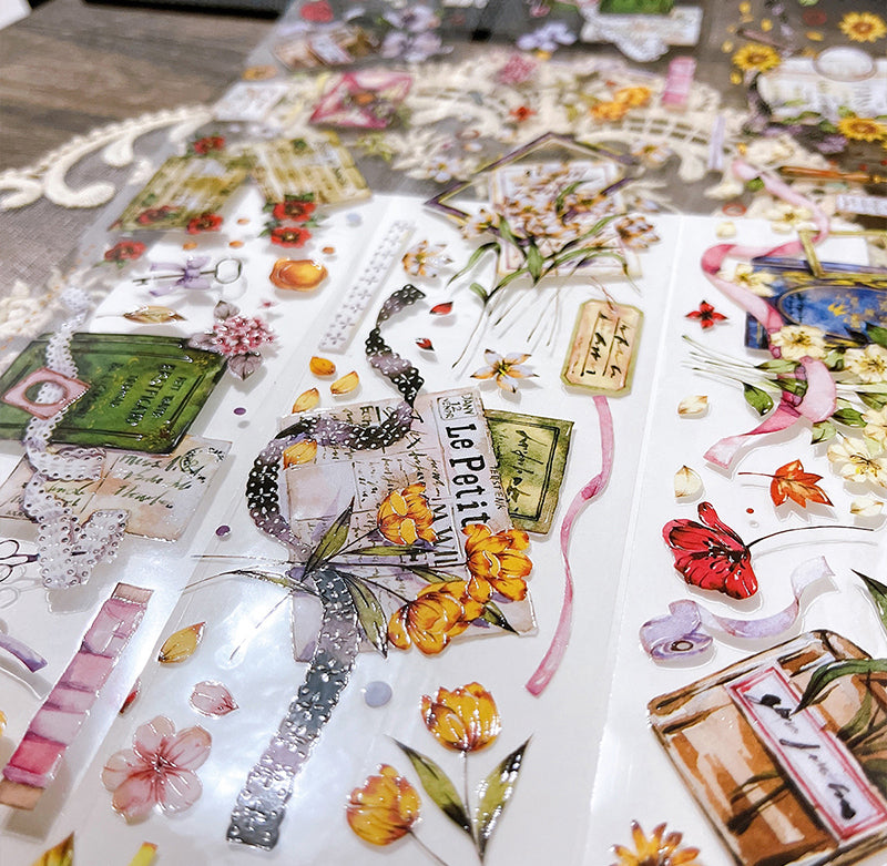 King Kong Rabbit Masking Tape: Flower Letter 2