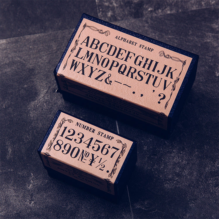 Kodomo No Kao: Letters and Numbers Stamp Set