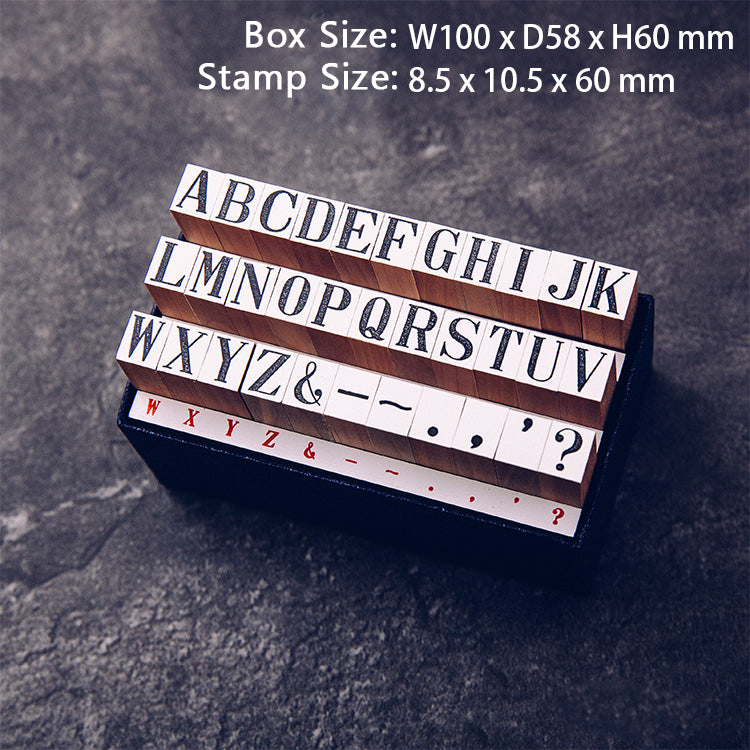 Kodomo No Kao: Letters and Numbers Stamp Set