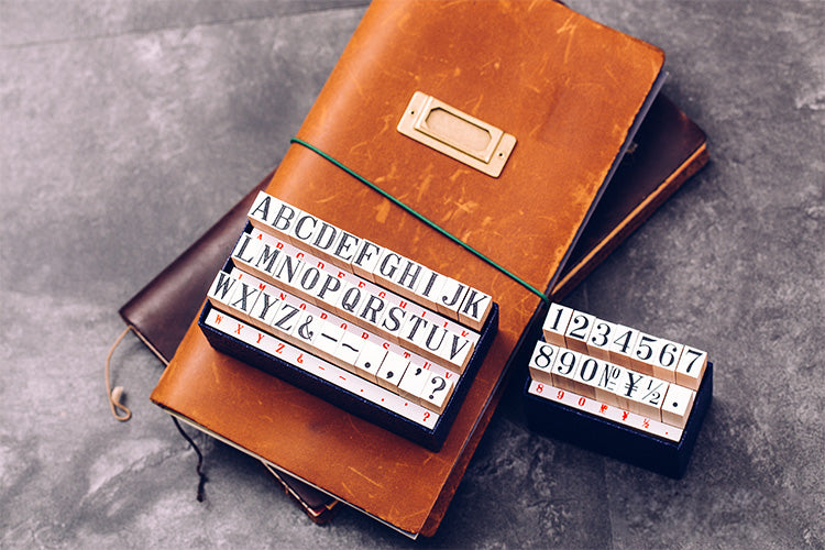 Kodomo No Kao: Letters and Numbers Stamp Set