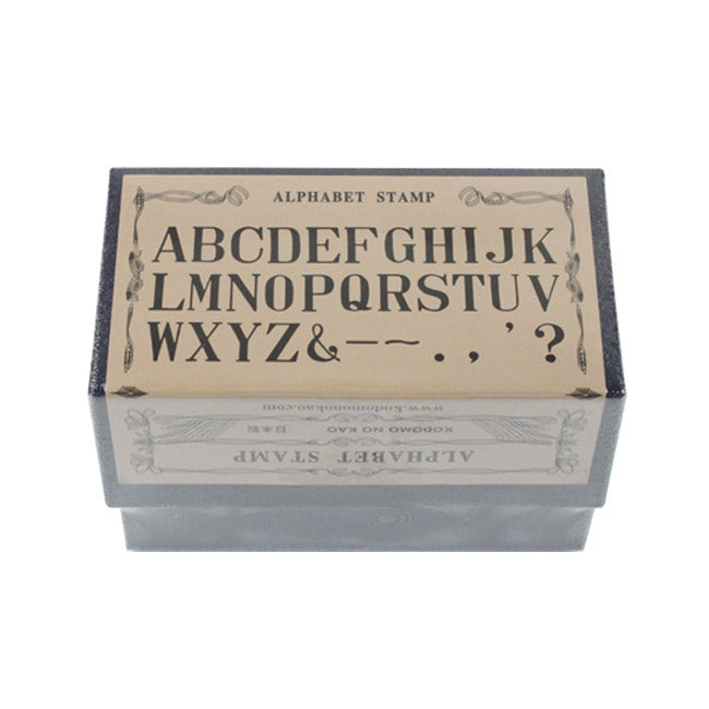 Kodomo No Kao: Letters and Numbers Stamp Set