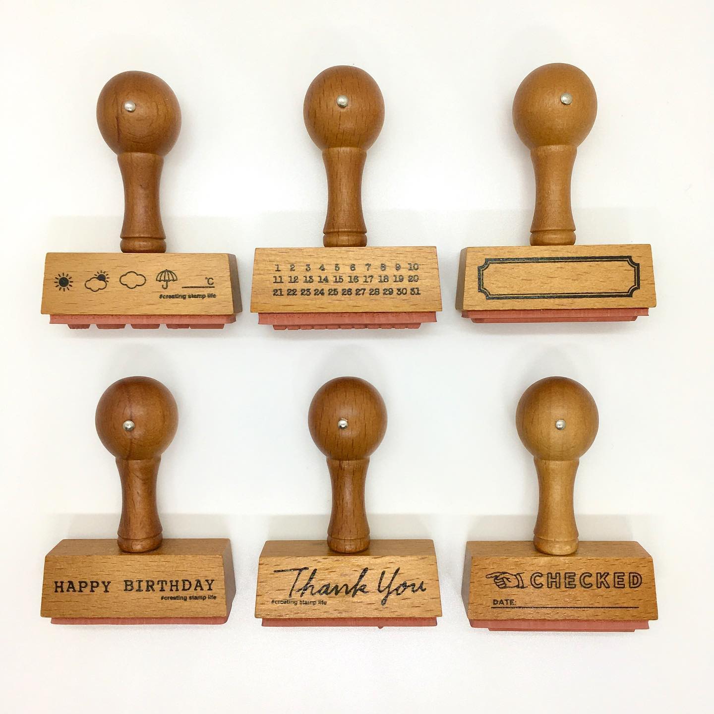 Kodomo No Kao: Wooden Handle Stamp