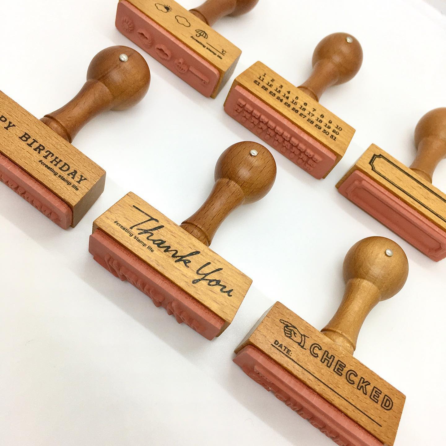 Kodomo No Kao: Wooden Handle Stamp