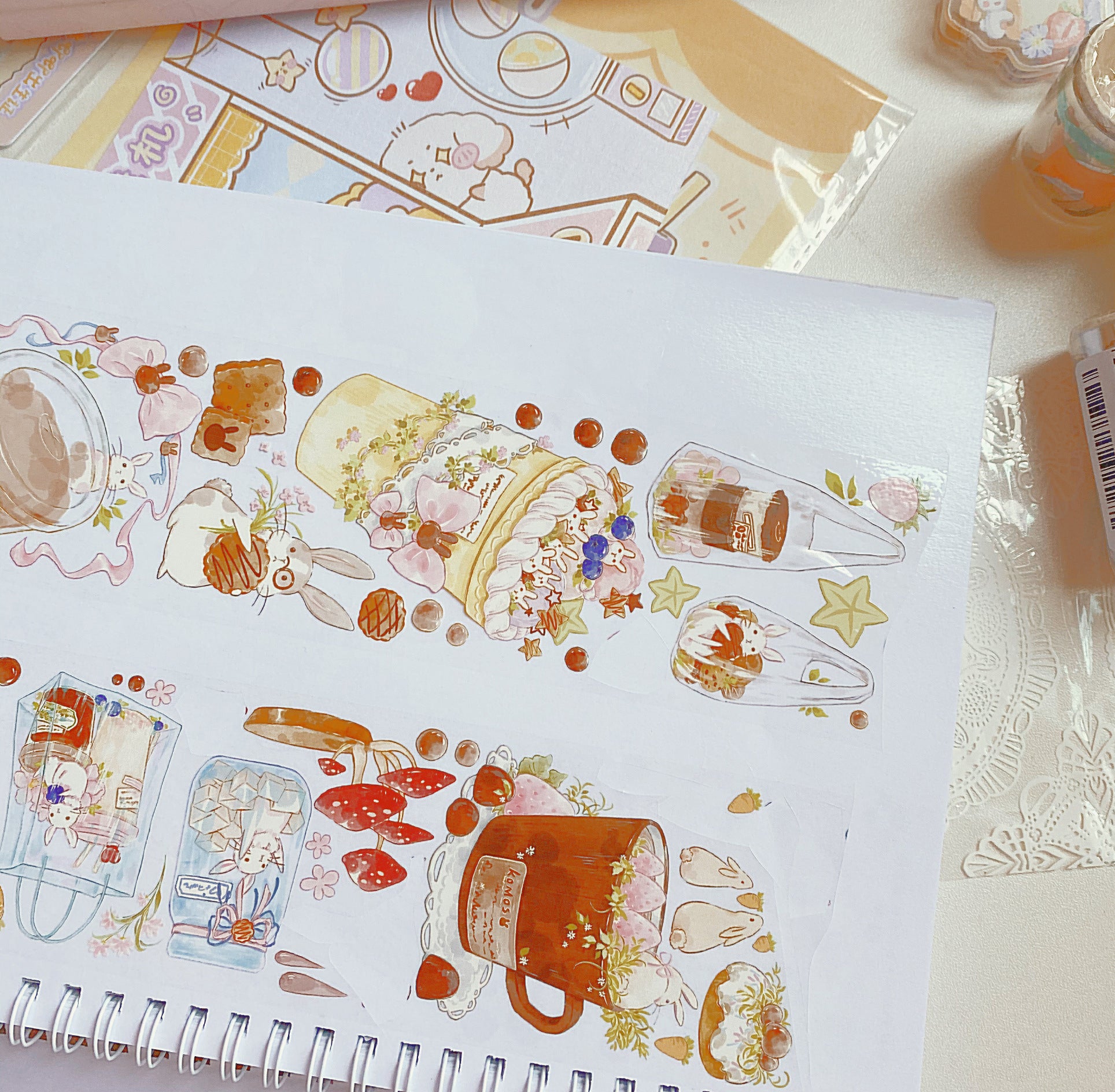 Komos Museum Tape: Milk Tea Bunny