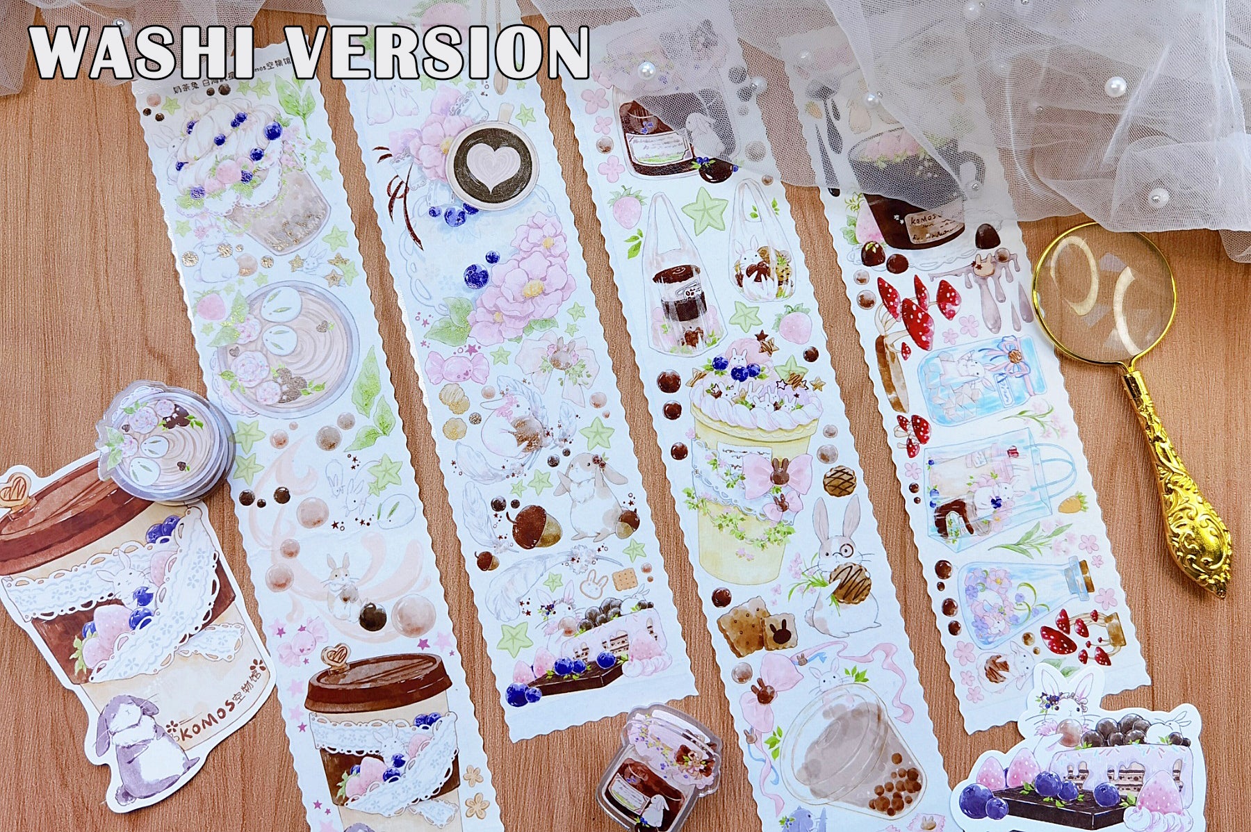 Komos Museum Tape: Milk Tea Bunny