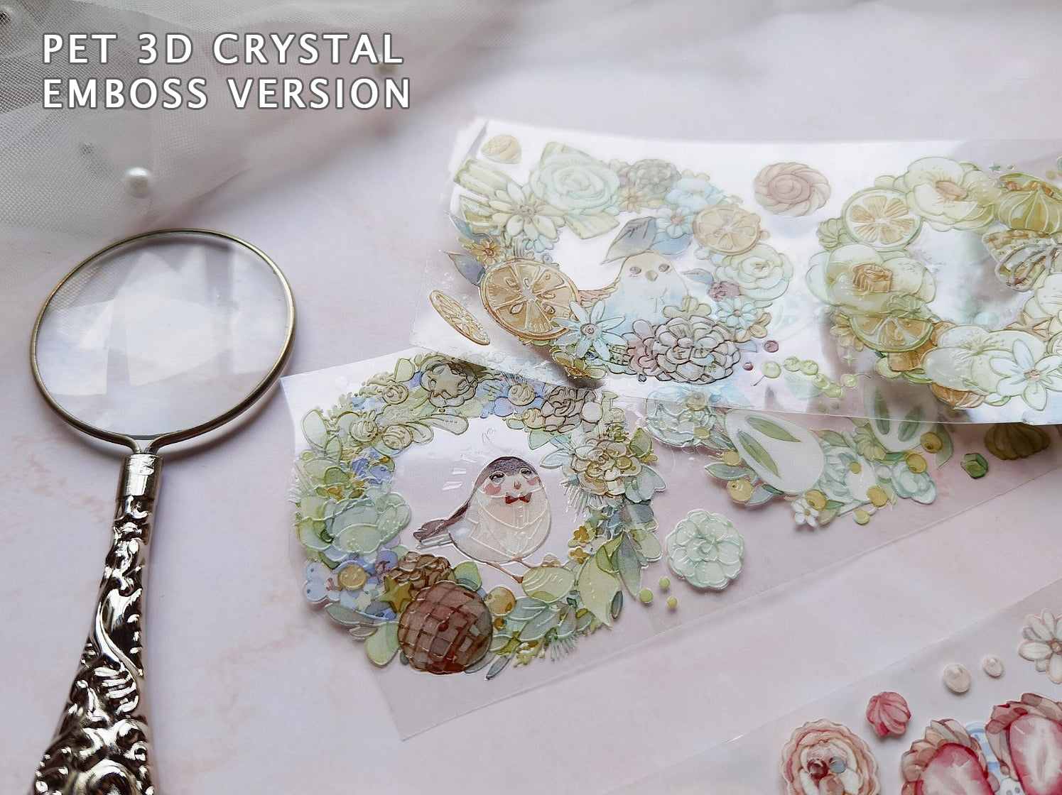 Komos Museum Tape: Birds & Wreaths