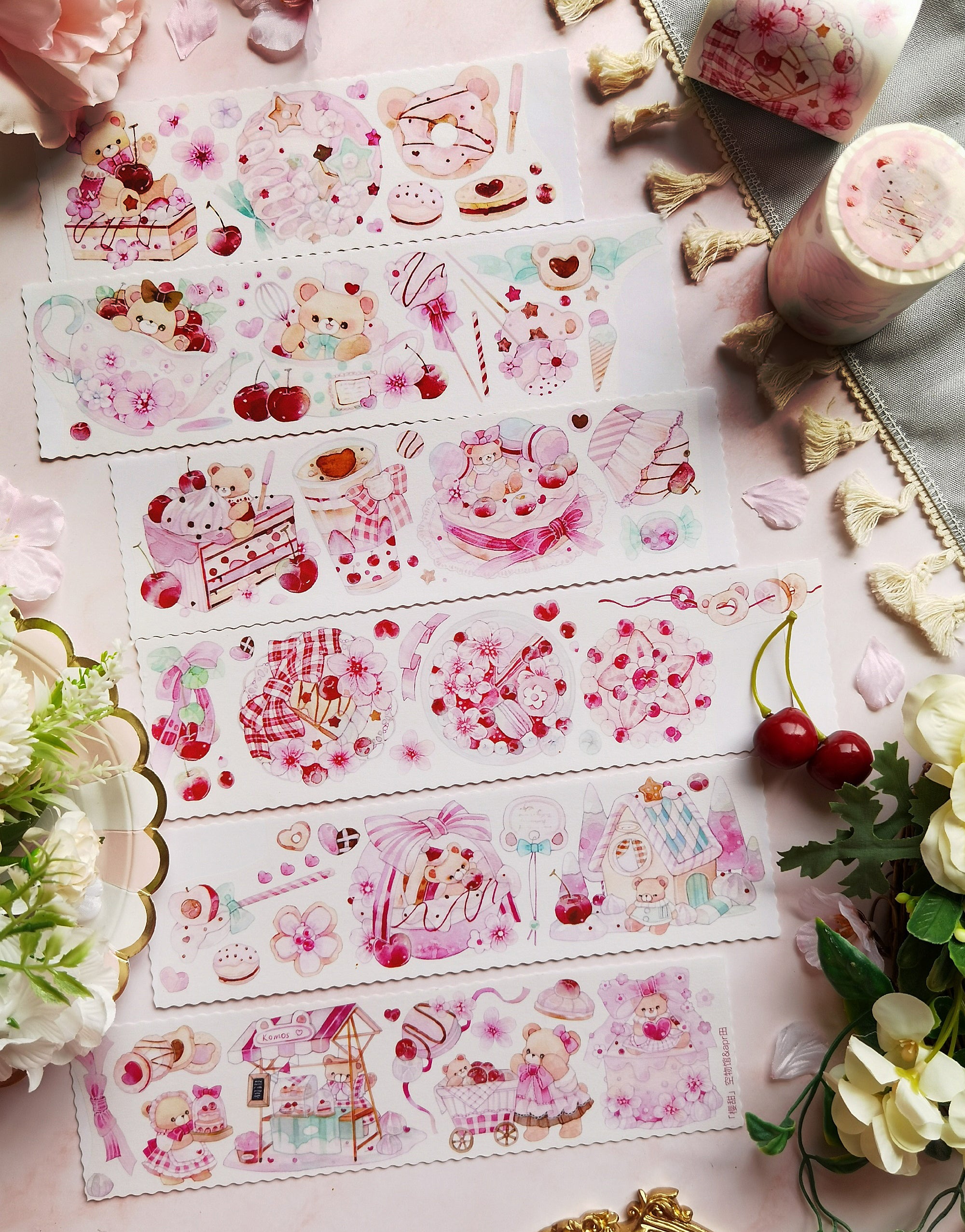 Komos Museum Tape: Cherry Bear