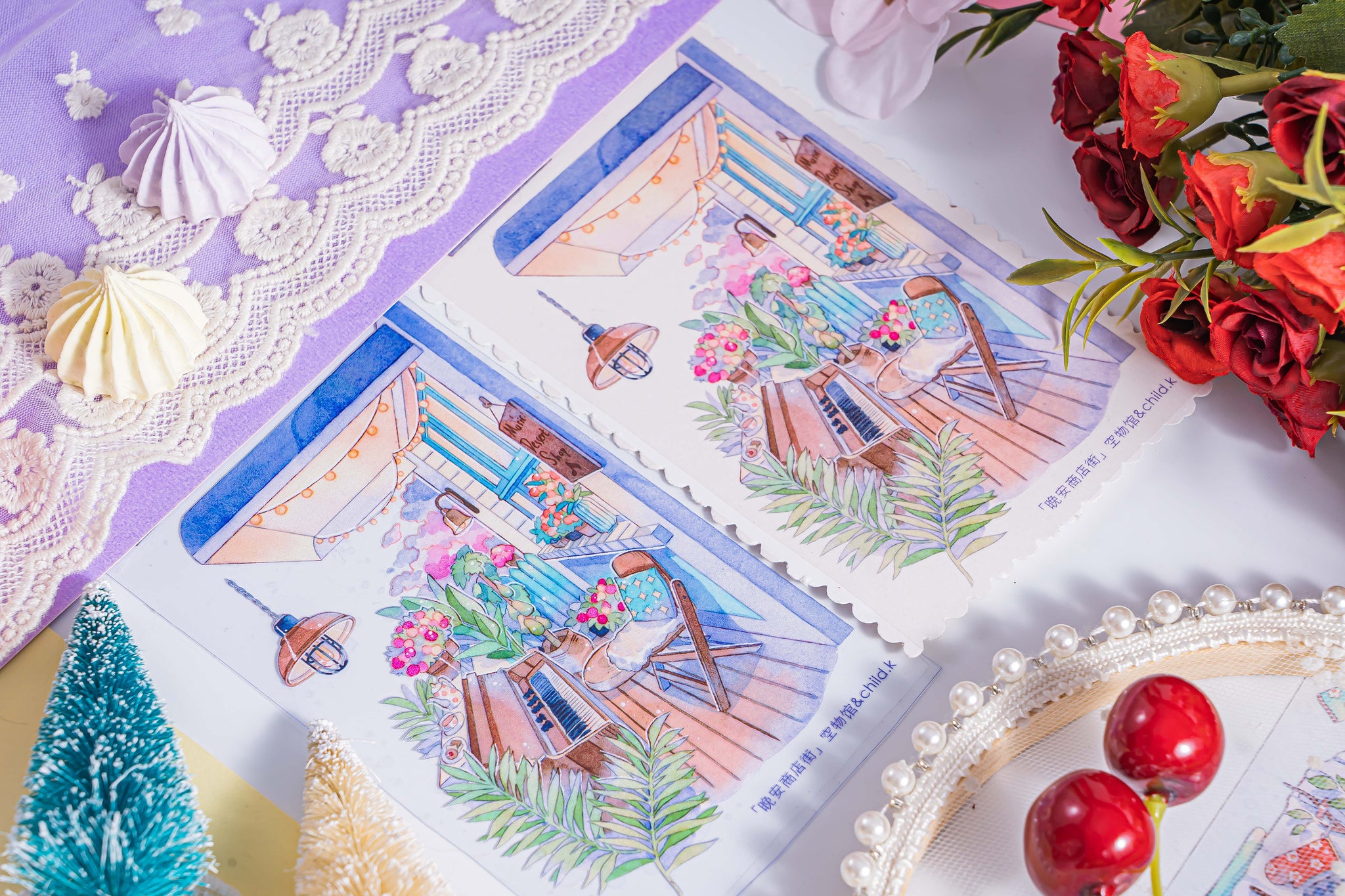 Komos Museum Masking Tape: Evening Shopping Street