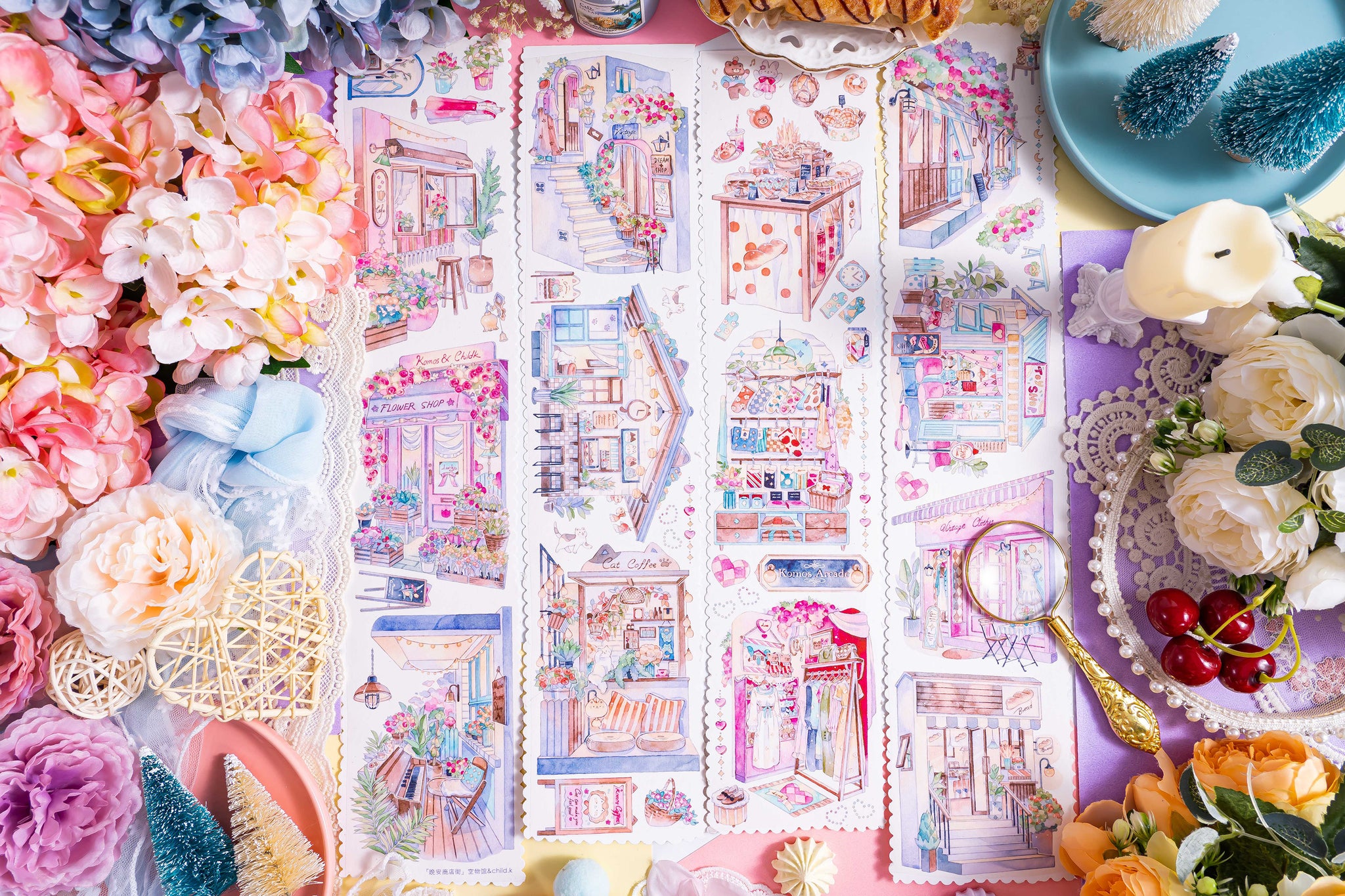 Komos Museum Masking Tape: Evening Shopping Street