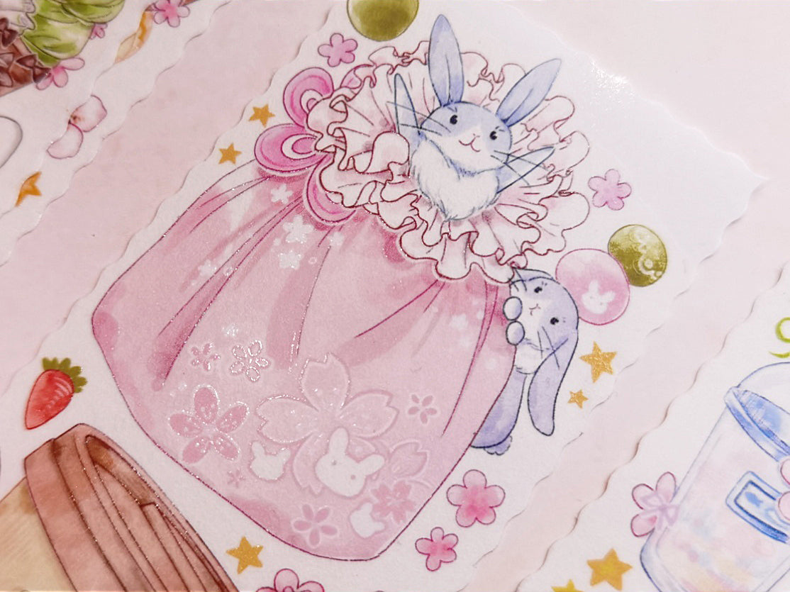 Komos Museum Tape: Matcha Bunny