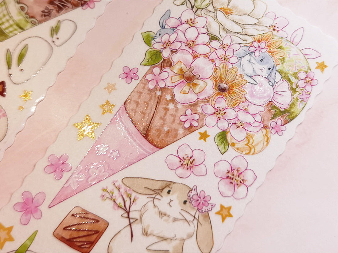 Komos Museum Tape: Matcha Bunny