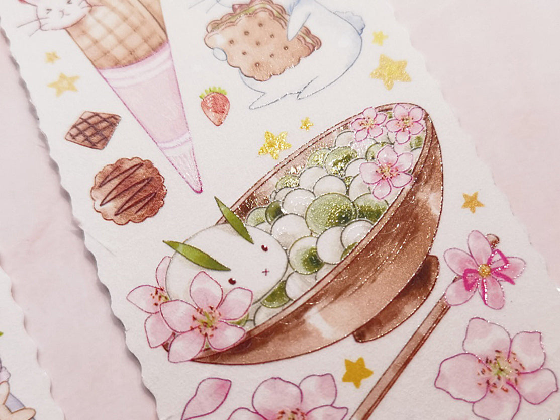 Komos Museum Tape: Matcha Bunny